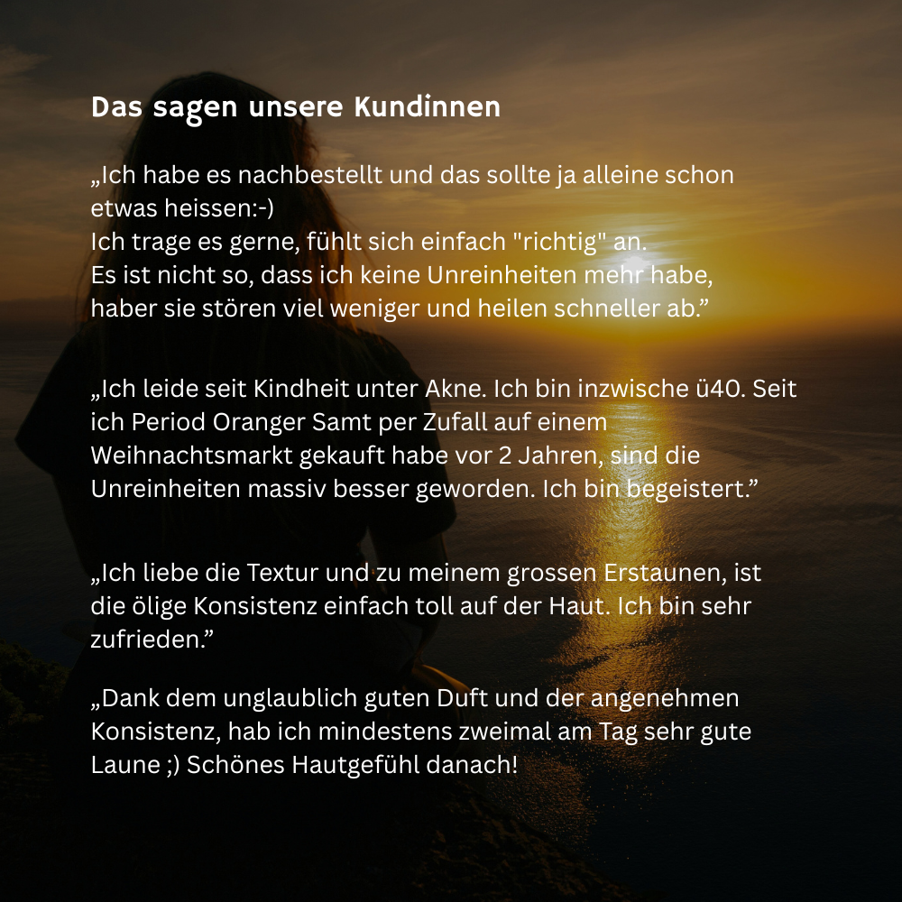 ORANGER SAMT Klärendes Gesichtsöl