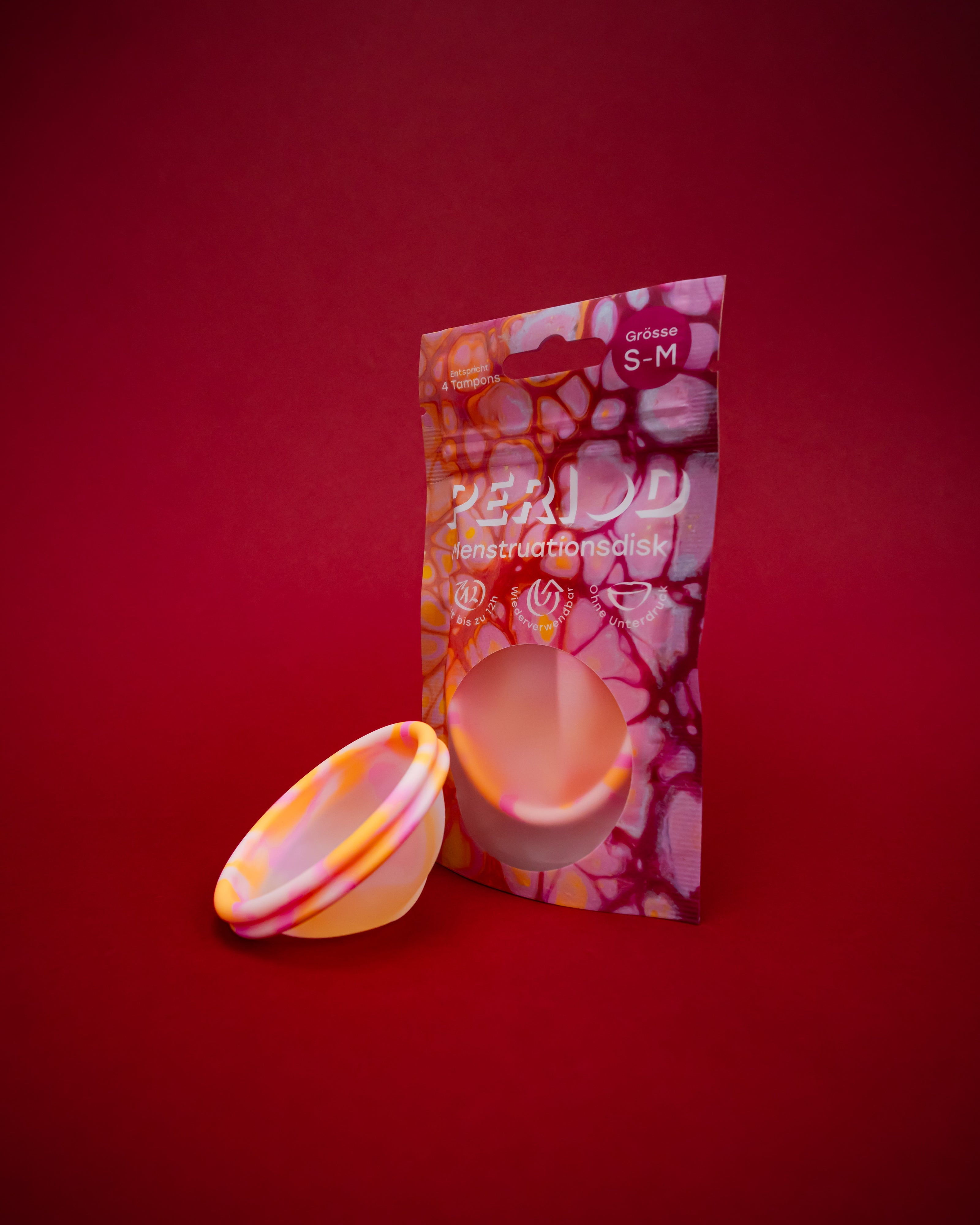 Wiederverwendbare Menstruationsdisc, auch für Teenager, auto-dumping