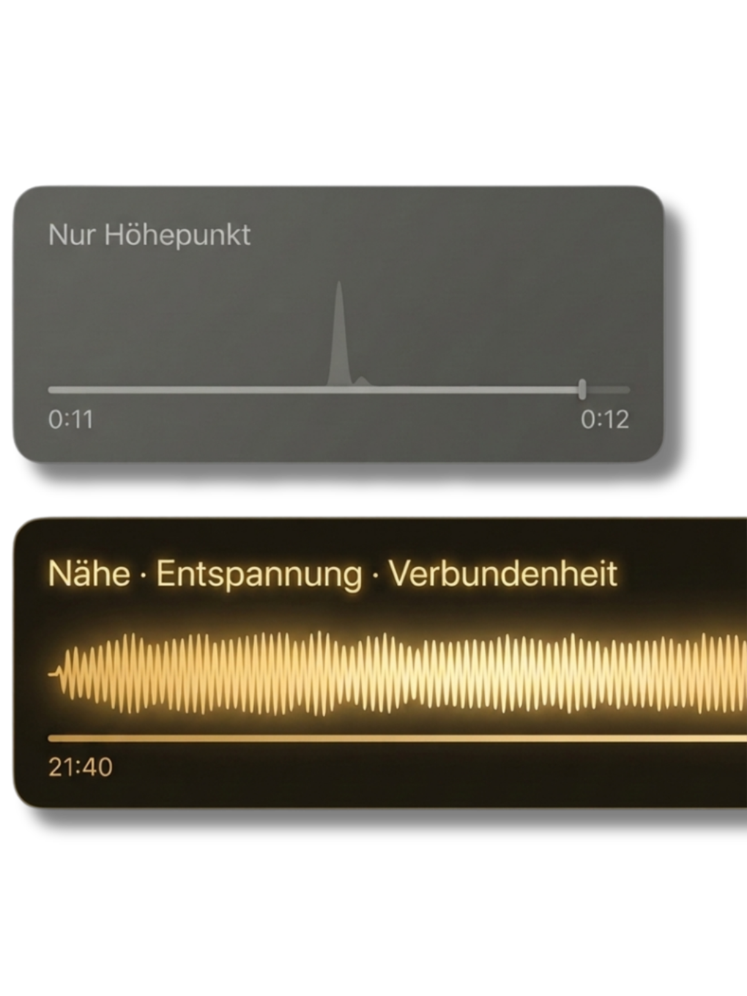 Mehr Verbundenheit statt nur schnellem Höhepunkt
