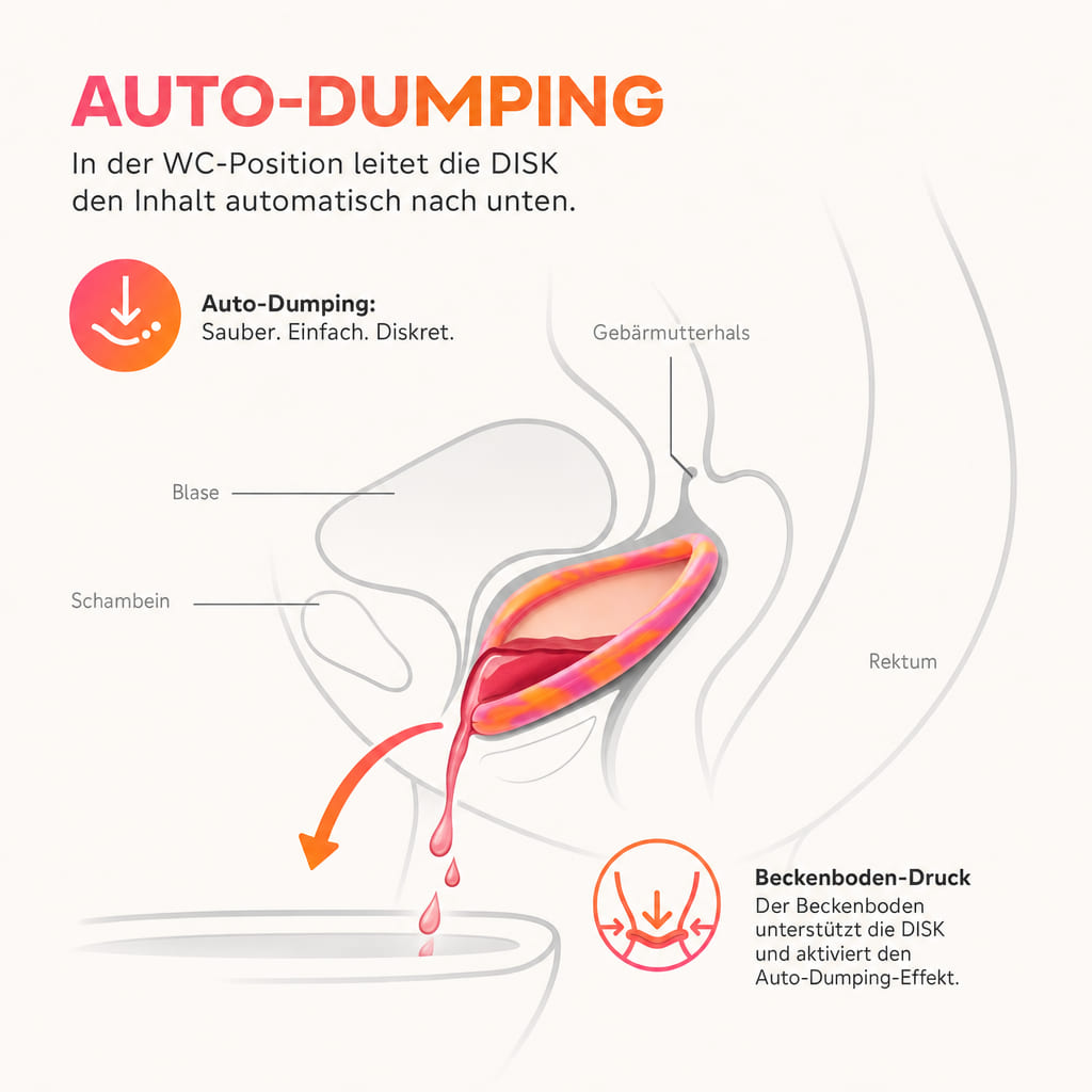 Auto-Dumping: DISK entleert sich beim Toilettengang von selbst