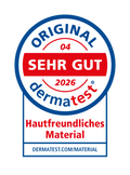 Dermatest sehr gut Siegel