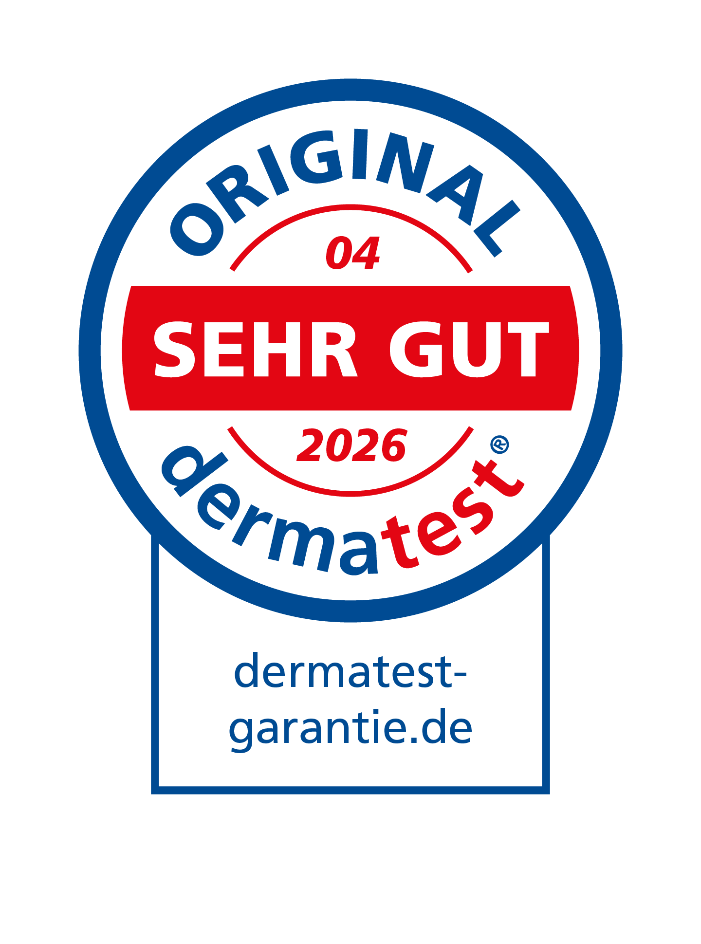 Dermatest-Siegel «Sehr gut»