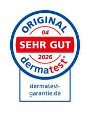 dermatest-Siegel «Sehr gut»