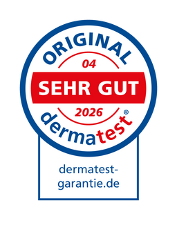 dermatest-Siegel «Sehr gut»