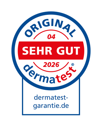 dermatest-Siegel «Sehr gut»