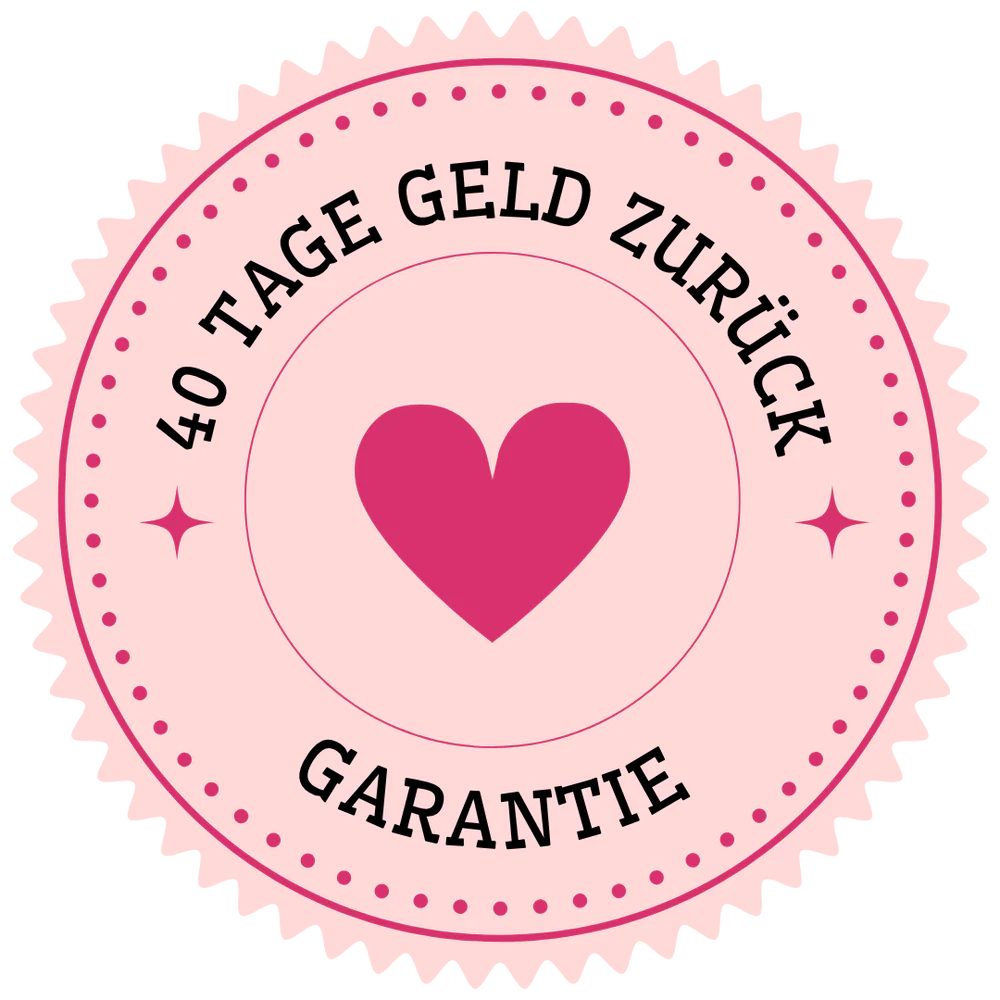 40 Tage Zufriedenheitsgarantie