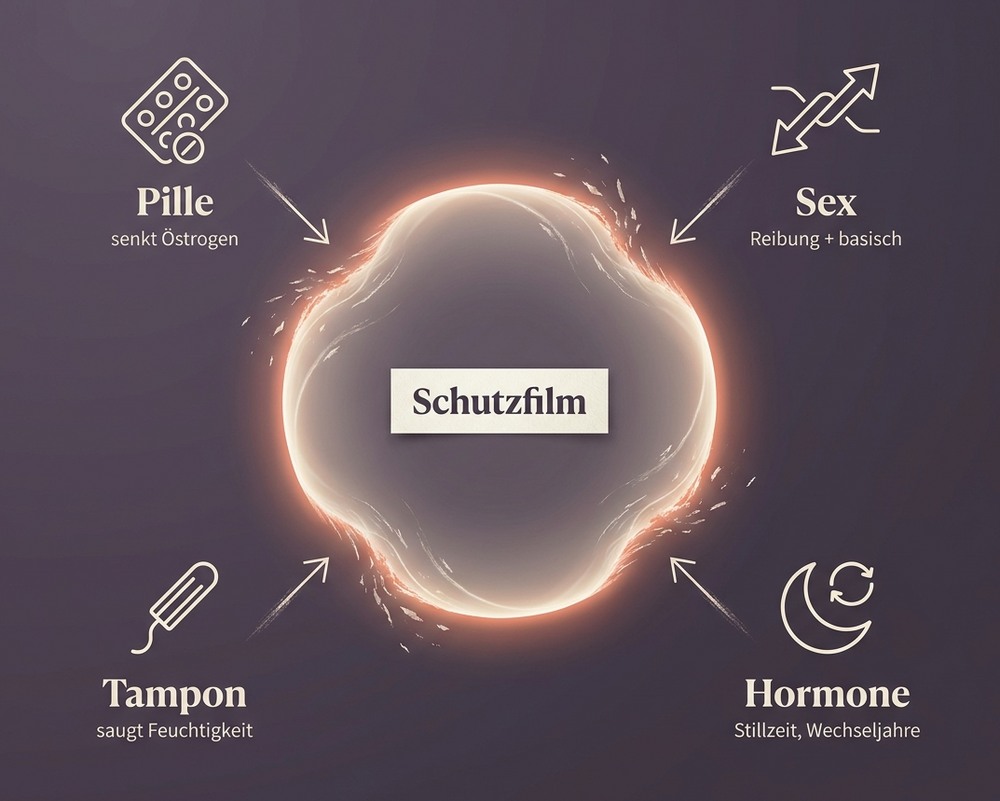 Warum es immer wiederkommt: Pille, Sex und der tägliche Abrieb