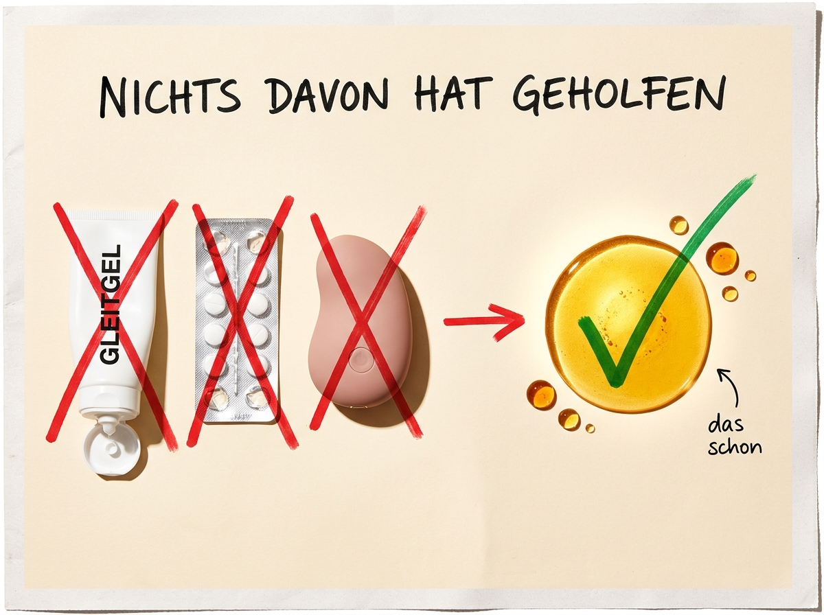 Gleitgel, Toy oder Pillen für mehr Libido? Warum immer mehr Frauen auf GOLDENE LUST umsteigen
