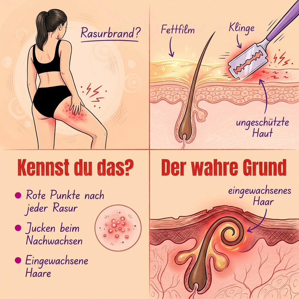 Der wahre Grund, warum Rasurpickel immer wiederkommen