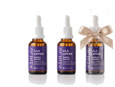 3× LILA LIPPEN